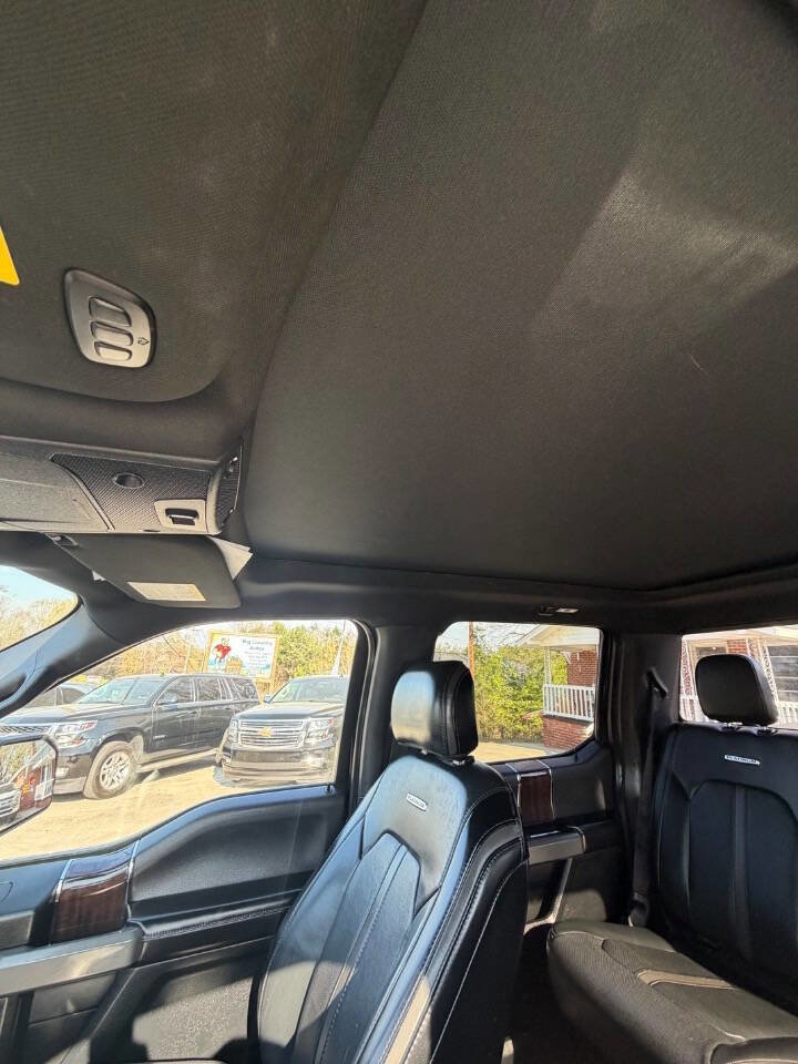 Used 2017 Ford F150 Platinum w/ Equipment Group 701A Luxury image 18