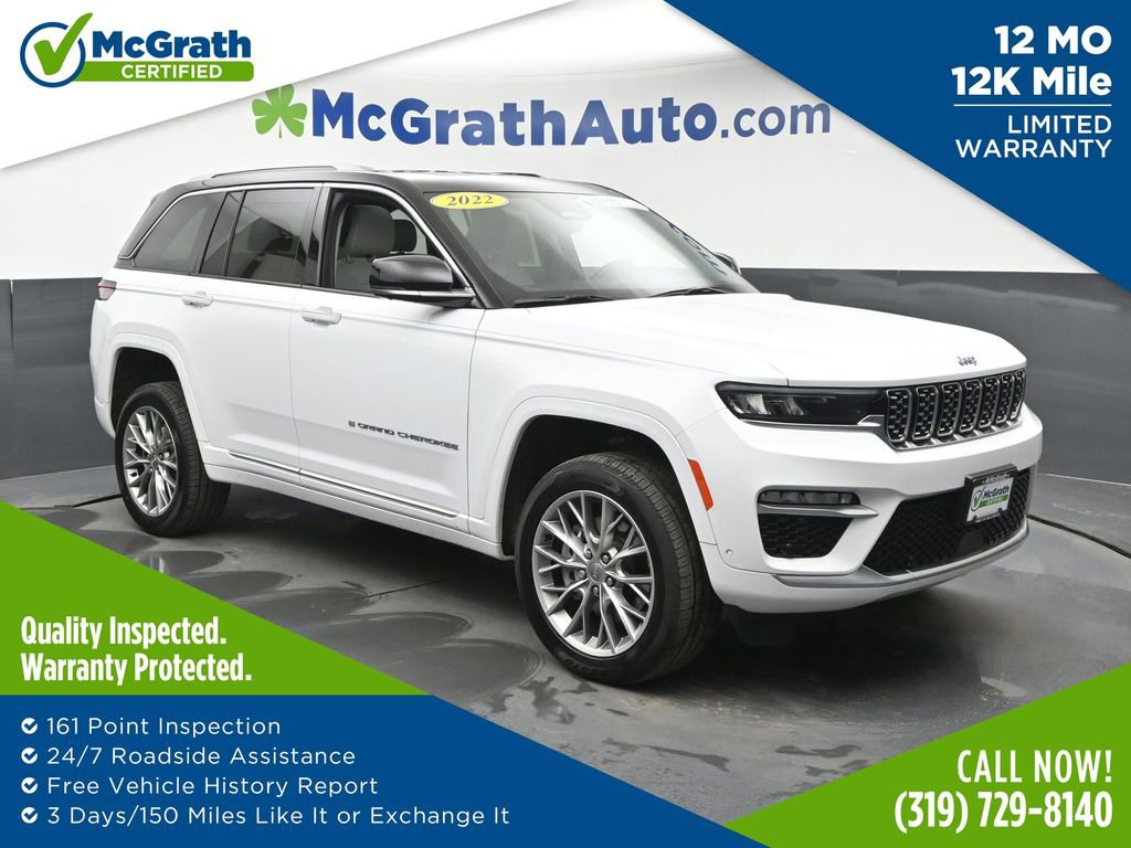 Used 2022 Jeep Grand Cherokee Summit AWD/4WD image 1