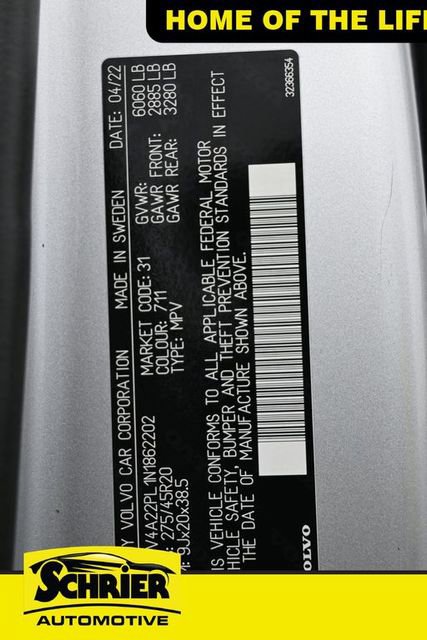 Used 2022 Volvo XC90 T6 Inscription image 50