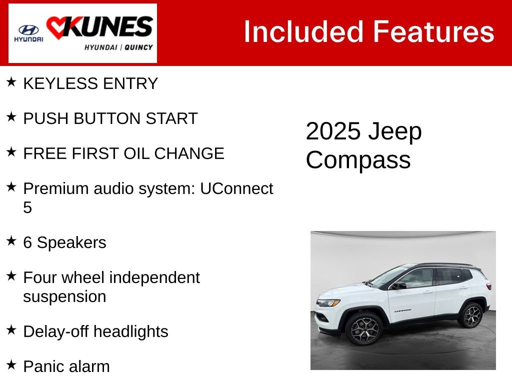 Used 2025 Jeep Compass Limited AWD/4WD image 3