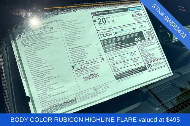 New 2025 Jeep Wrangler Unlimited Rubicon image 5