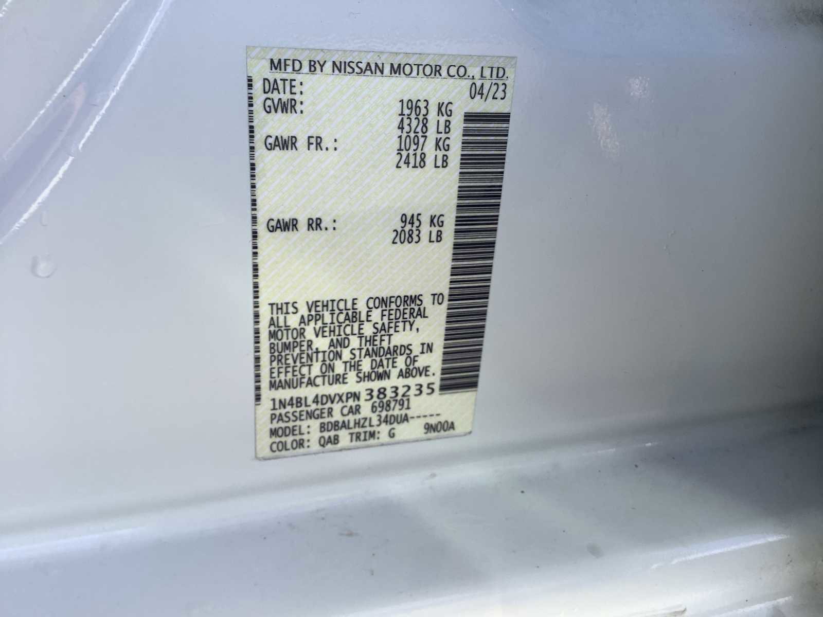 Used 2023 Nissan Altima 2.5 SV image 21