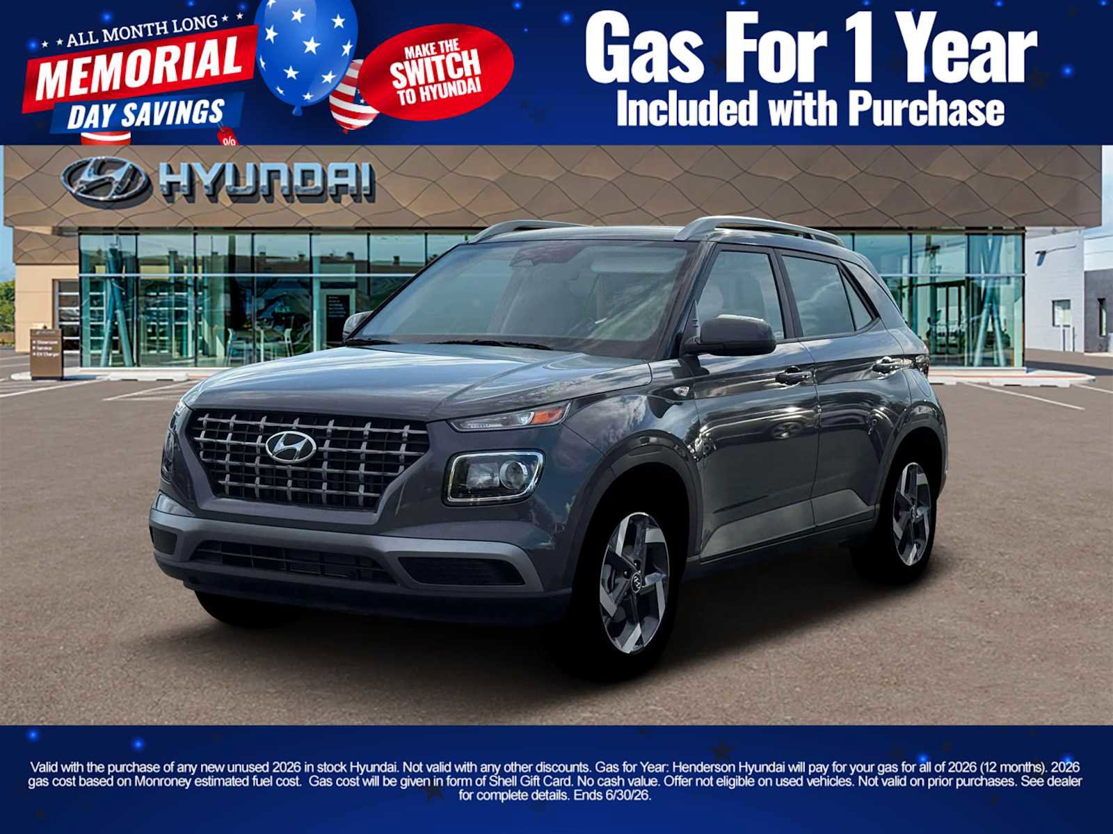 New 2026 Hyundai Venue SEL FWD image 1