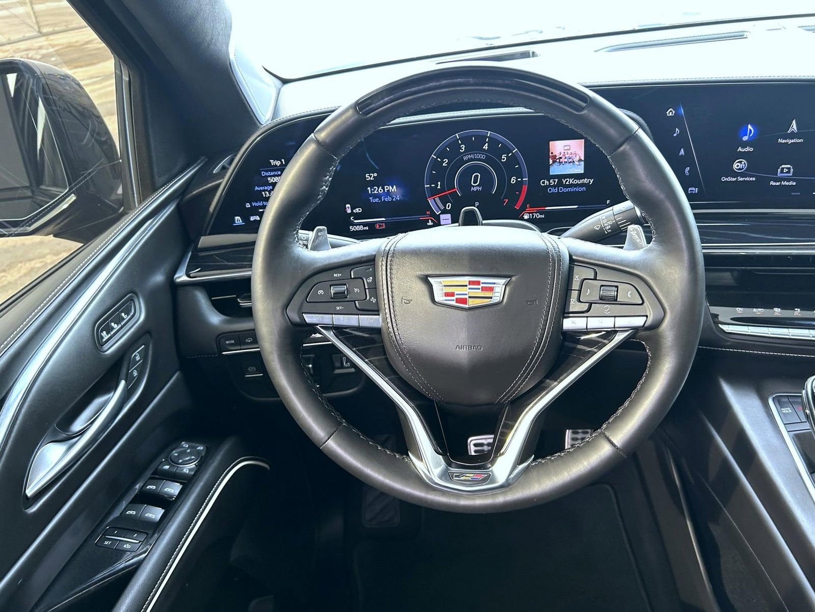 Certified 2024 Cadillac Escalade V w/ LPO, ONYX Package image 15