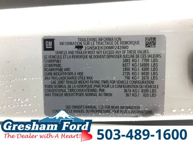 Used 2021 Chevrolet Suburban RST w/ Luxury Package AWD/4WD image 33