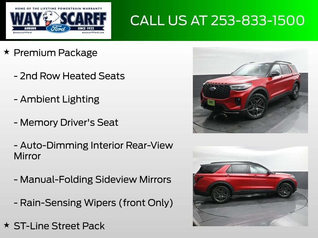 New 2026 Ford Explorer ST-Line w/ ST-Line Street Pack AWD/4WD image 12