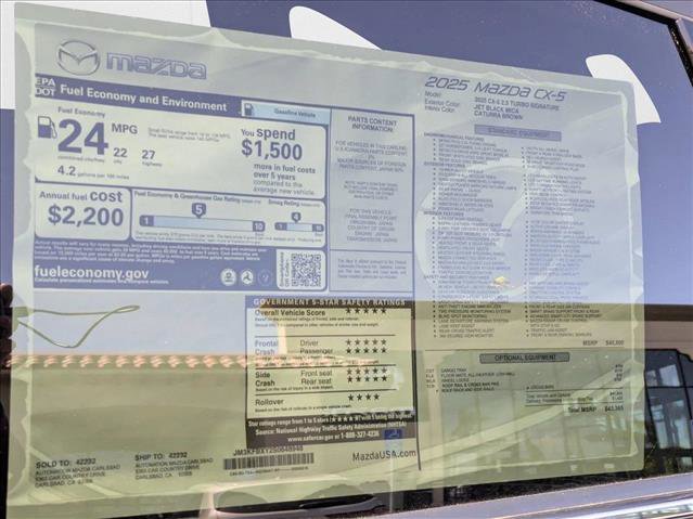 New 2025 MAZDA CX-5 Signature image 33