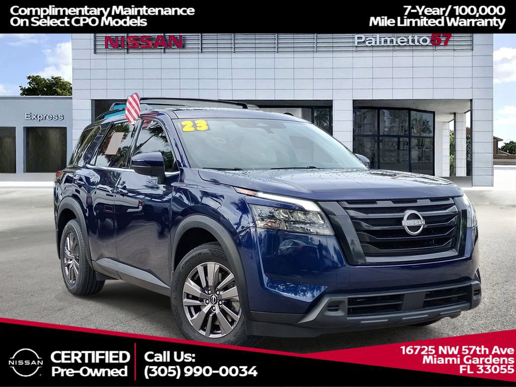 Certified 2023 Nissan Pathfinder SV w/ SV Premium Package FWD image 1