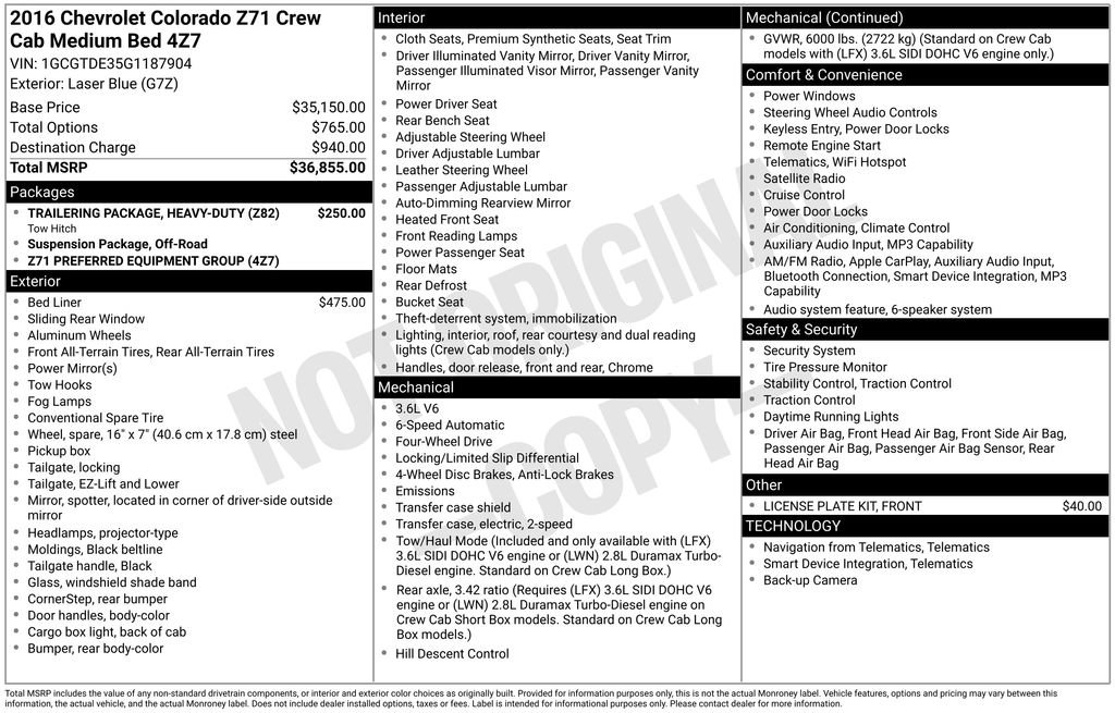 Used 2016 Chevrolet Colorado Z71 image 24