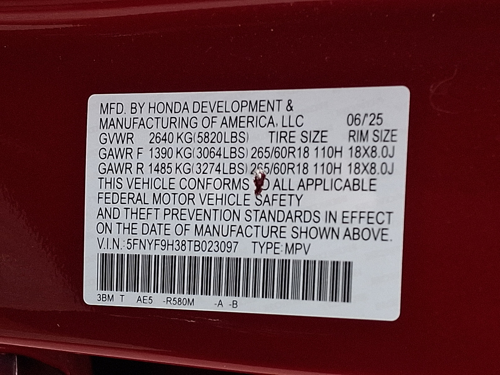 Certified 2026 Honda Passport RTL image 27