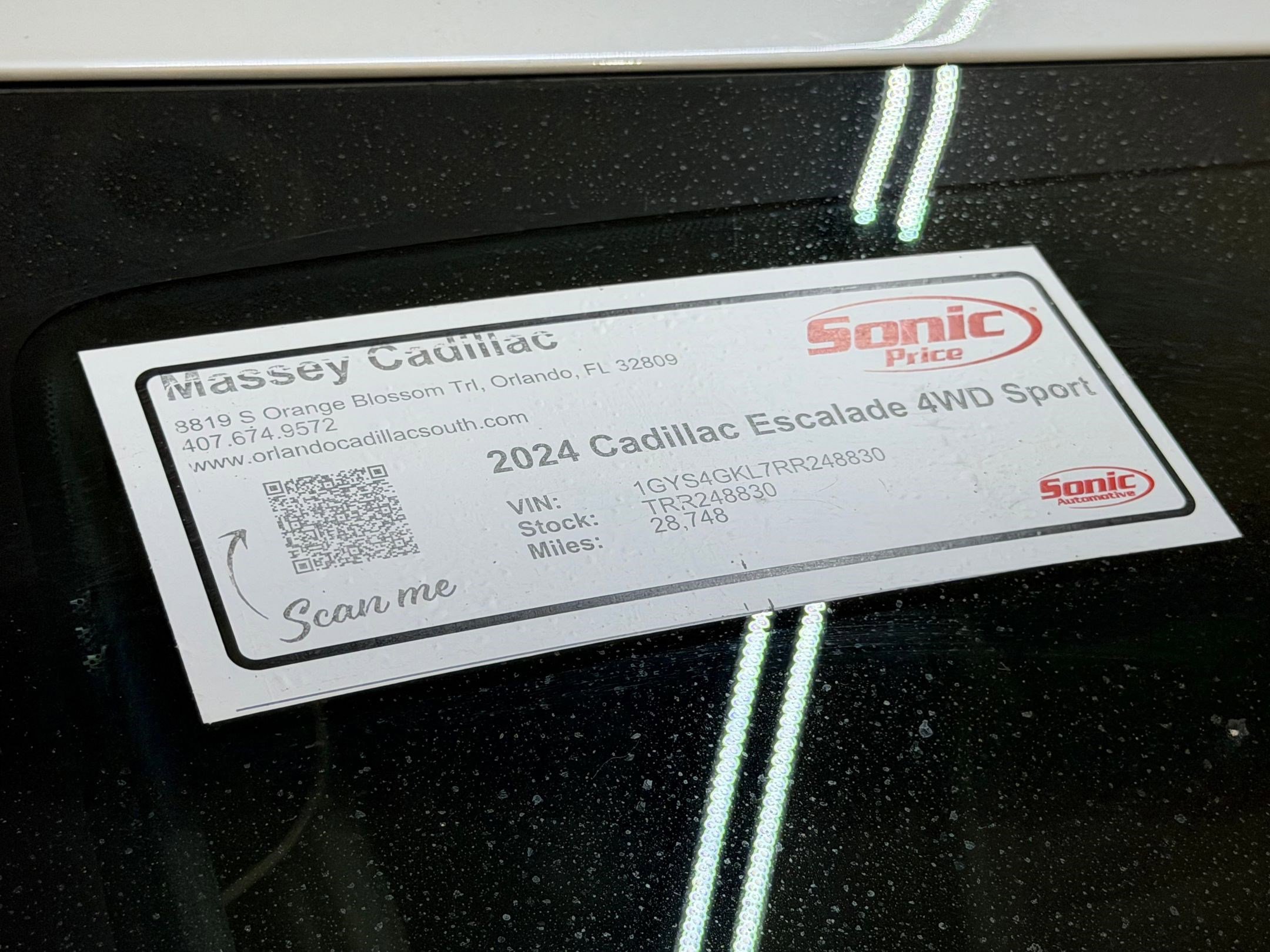 Certified 2024 Cadillac Escalade Sport Platinum w/ LPO, ONYX Package image 63