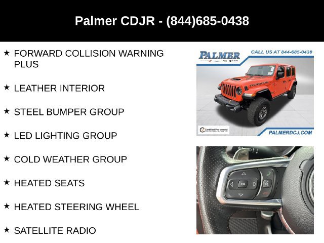 Certified 2023 Jeep Wrangler Unlimited Rubicon 392 w/ Trailer Tow Package AWD/4WD image 12