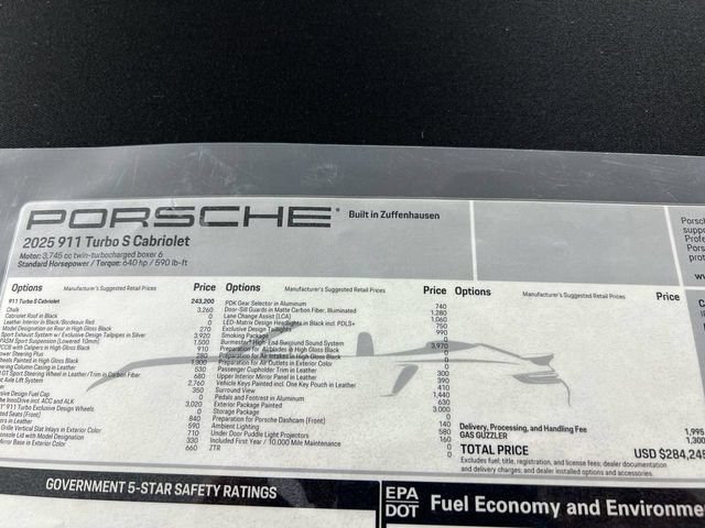 Used 2025 Porsche 911 Turbo AWD/4WD image 32