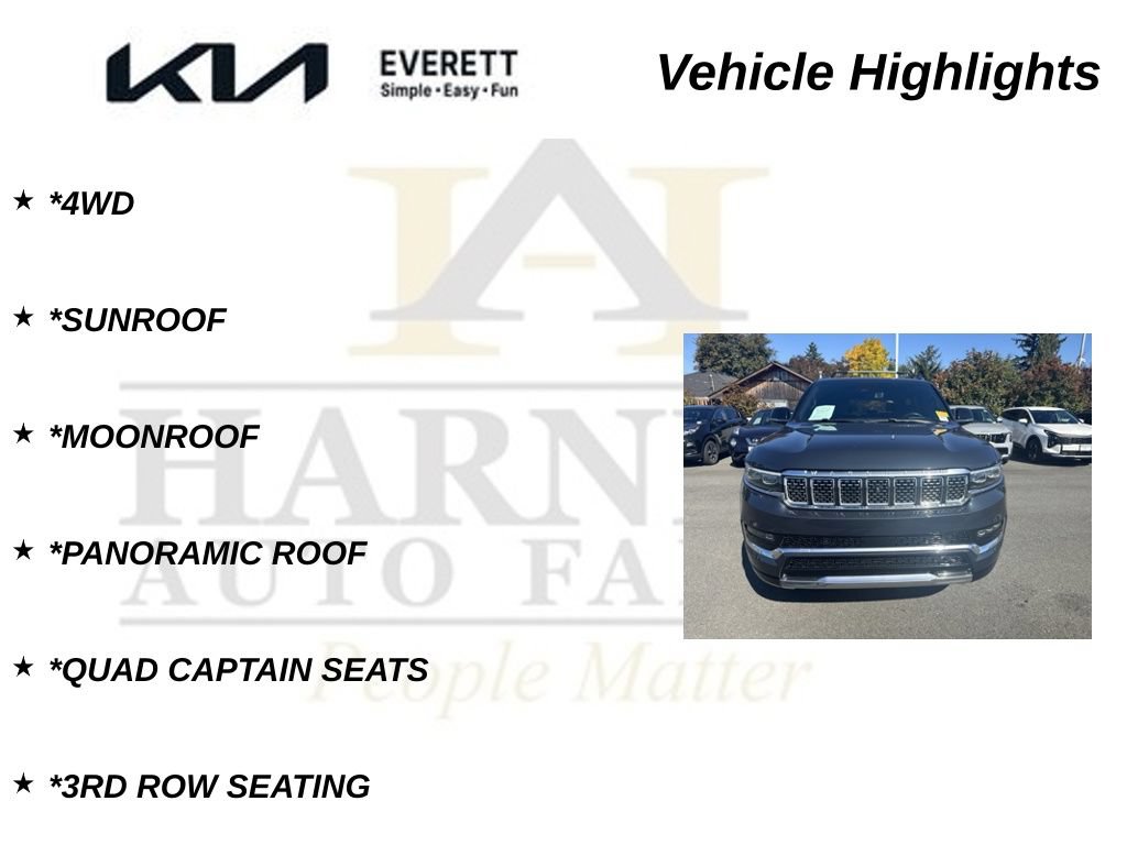 Used 2023 Jeep Grand Wagoneer L Series II w/ Premium Group II AWD/4WD image 9