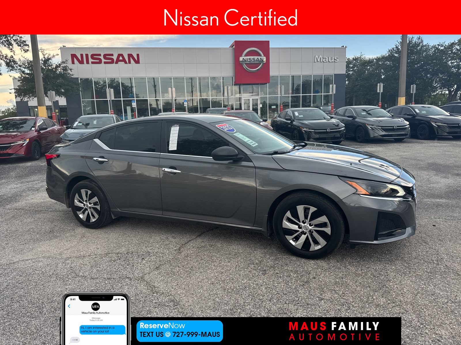 Certified 2025 Nissan Altima 2.5 S