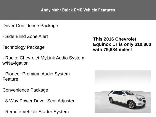 Used 2016 Chevrolet Equinox LT w/ Convenience Package AWD/4WD image 8