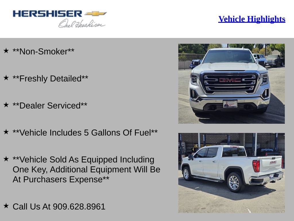 Used 2020 GMC Sierra 1500 SLT w/ SLT Premium Plus Package AWD/4WD image 2