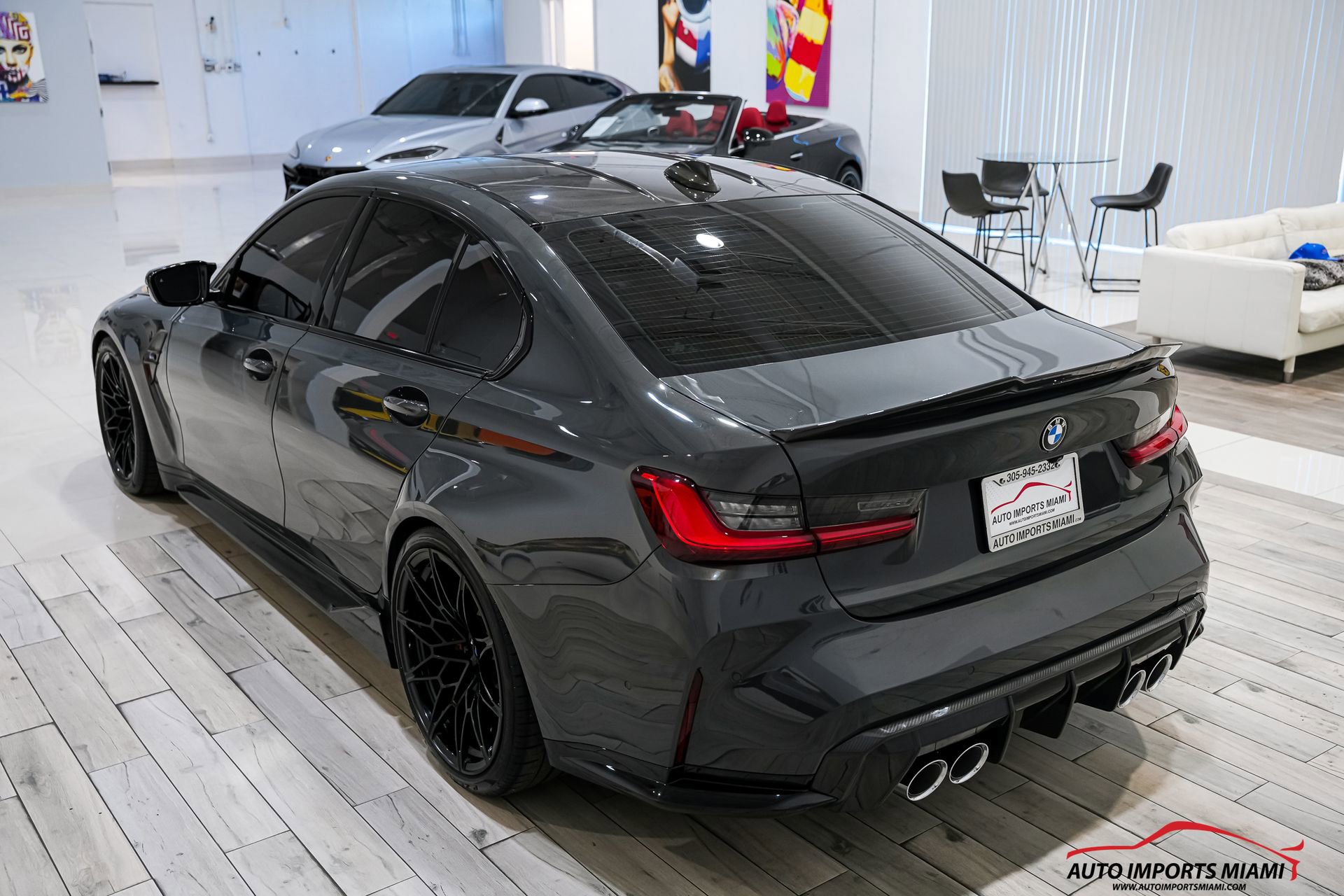 Used 2021 BMW M3 w/ Parking Assistance Package RWD image 23