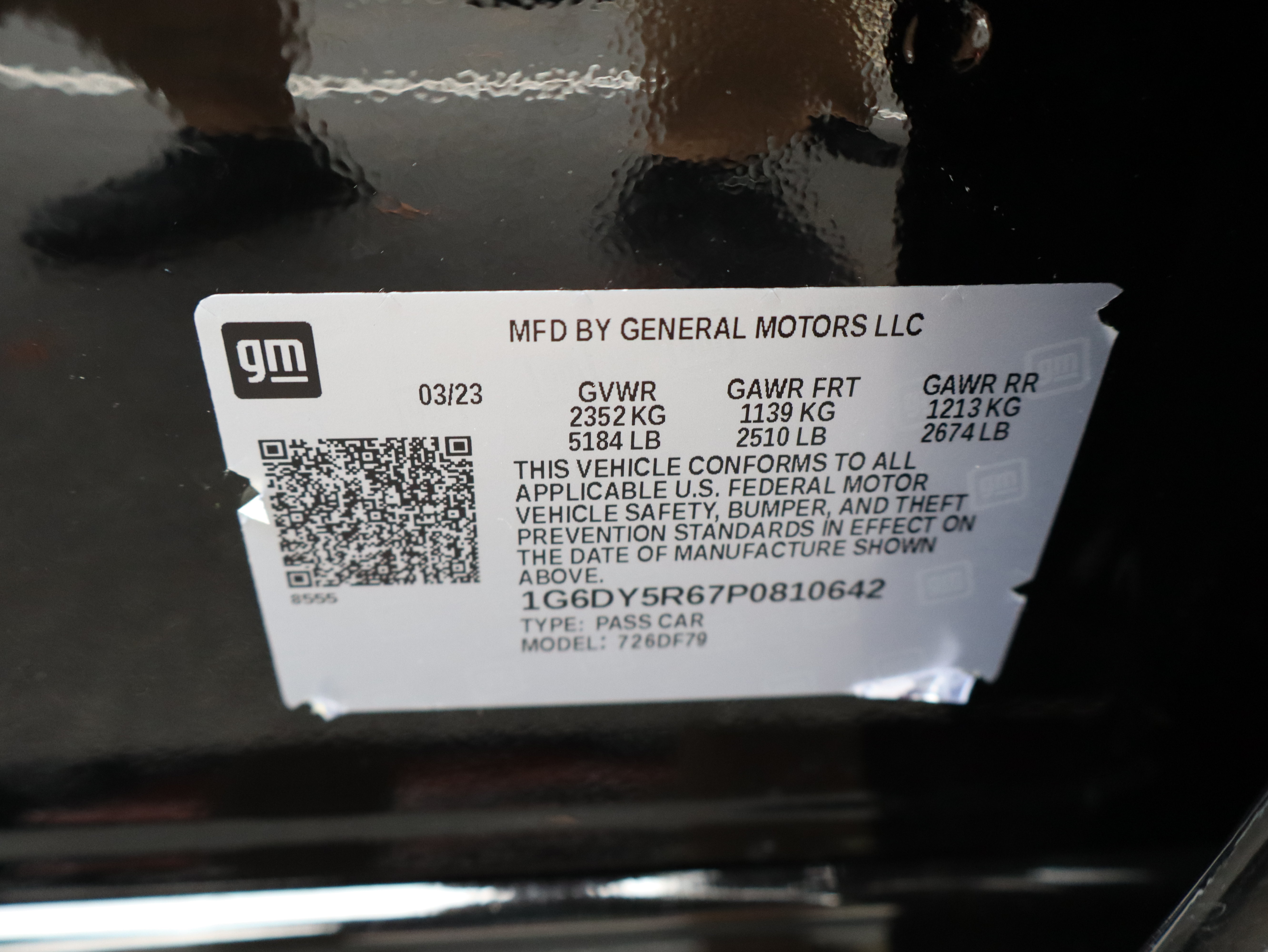 Certified 2023 Cadillac CT5 V Blackwing w/ Driver Assist Package RWD image 48