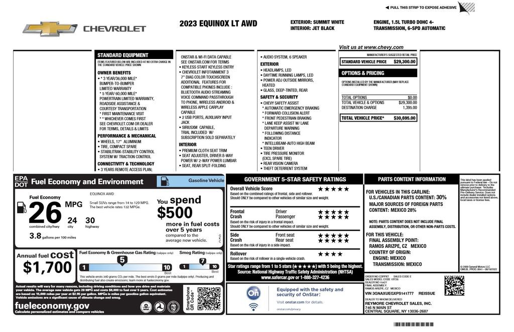 Certified 2023 Chevrolet Equinox LT AWD/4WD image 4