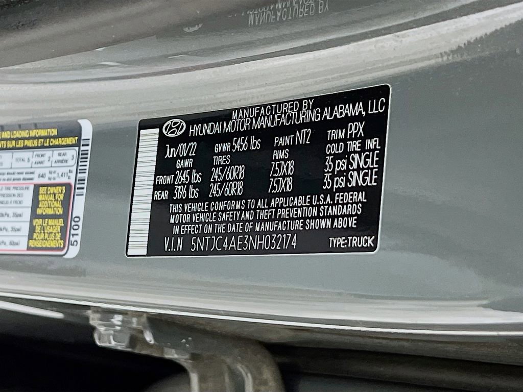 Certified 2022 Hyundai Santa Cruz SEL w/ Activity Package image 28