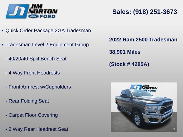 Used 2022 RAM 2500 Tradesman AWD/4WD image 8