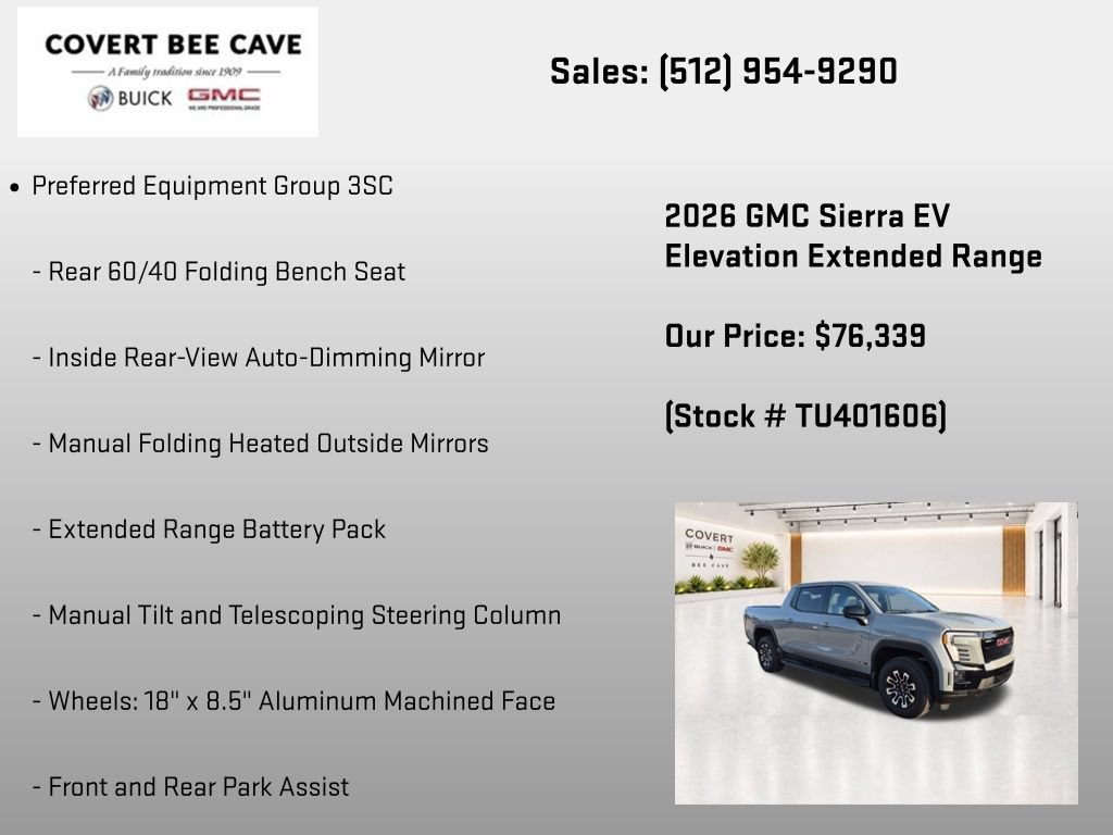 New 2026 GMC Sierra EV Elevation AWD/4WD image 8