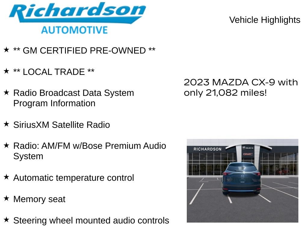 Used 2023 MAZDA CX-9 Carbon Edition AWD/4WD image 11