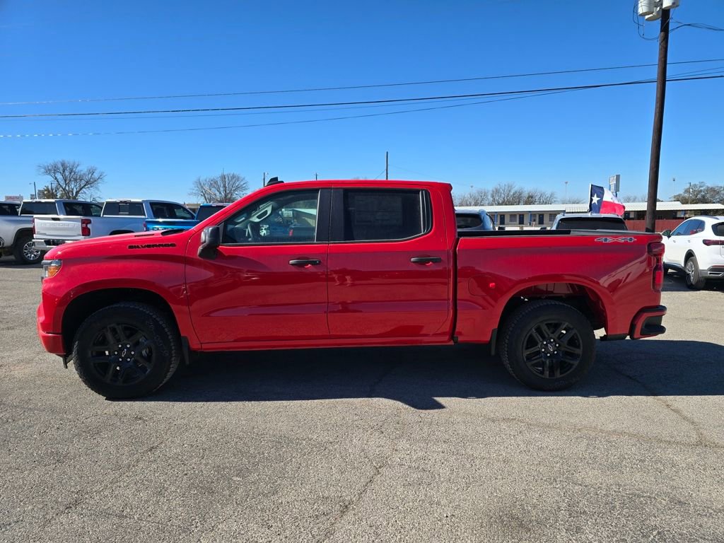 New 2026 Chevrolet Silverado 1500 Custom w/ LPO, Dark Essentials Package AWD/4WD image 2
