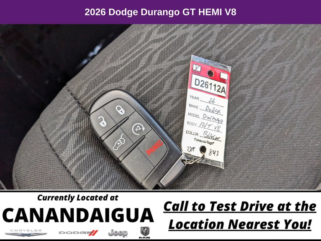 New 2026 Dodge Durango GT w/ Blacktop Package AWD/4WD image 35