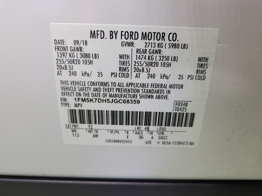 Used 2018 Ford Explorer XLT w/ Equipment Group 202A FWD image 33