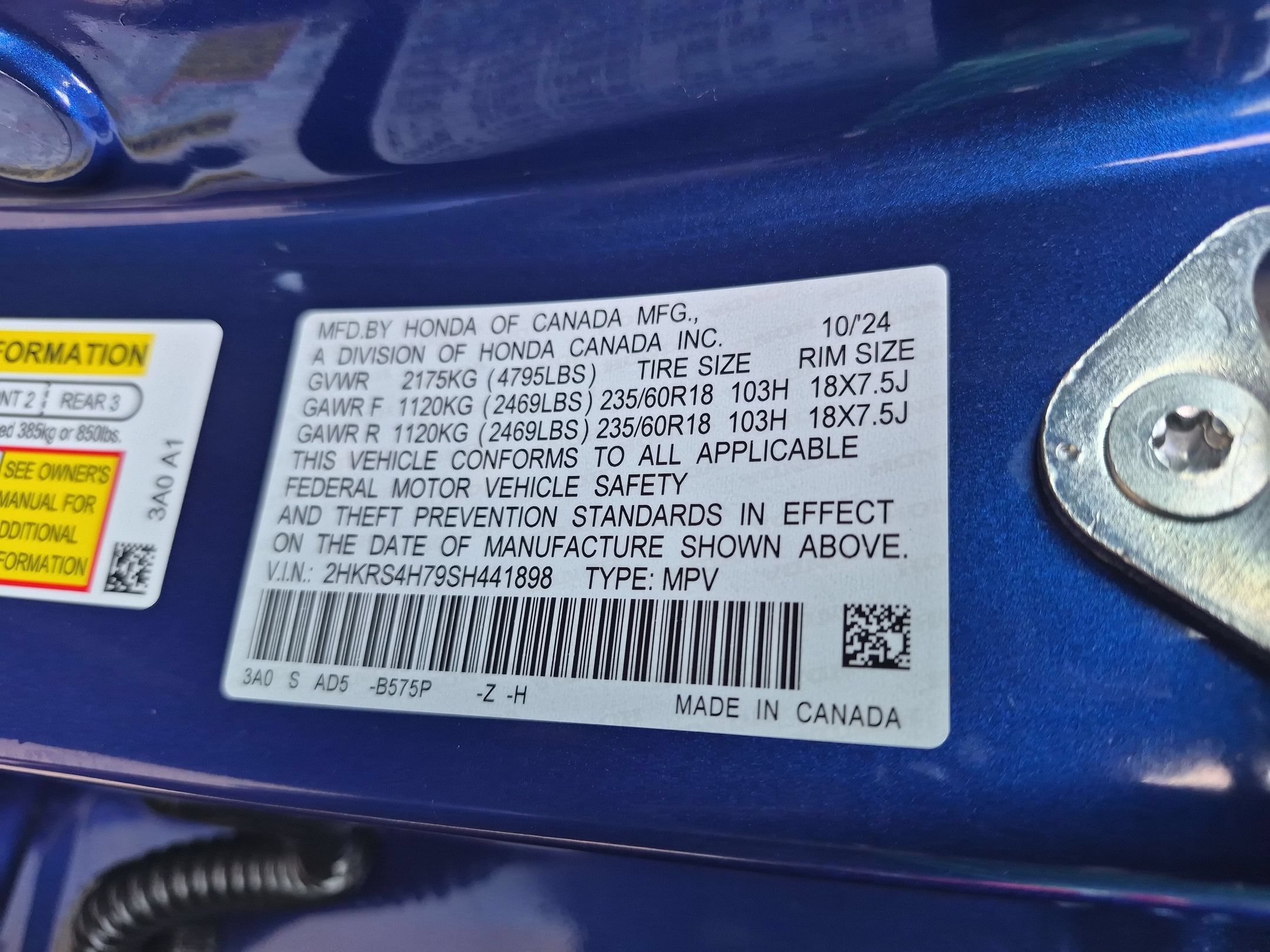 Certified 2025 Honda CR-V EX-L image 36