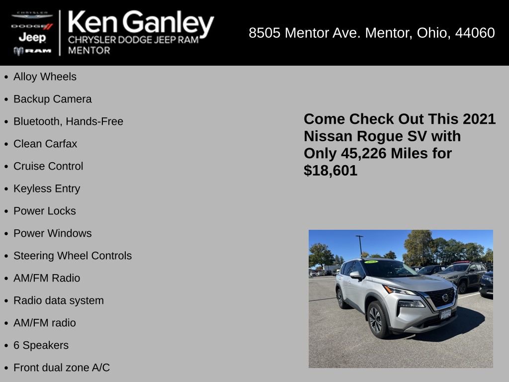 Used 2021 Nissan Rogue SV image 5