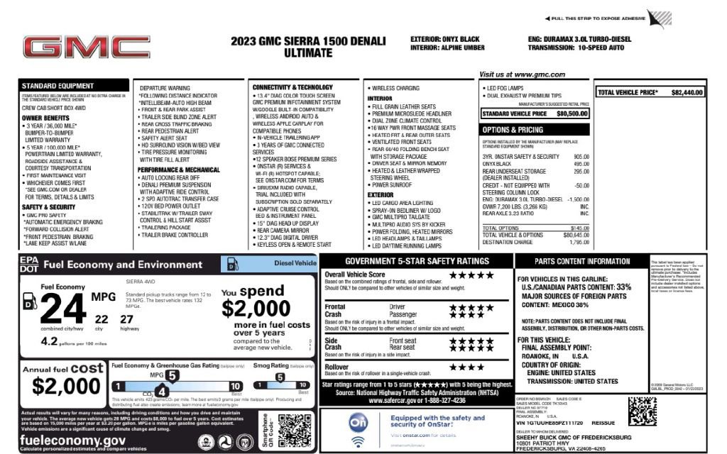 Used 2023 GMC Sierra 1500 Denali Ultimate image 29