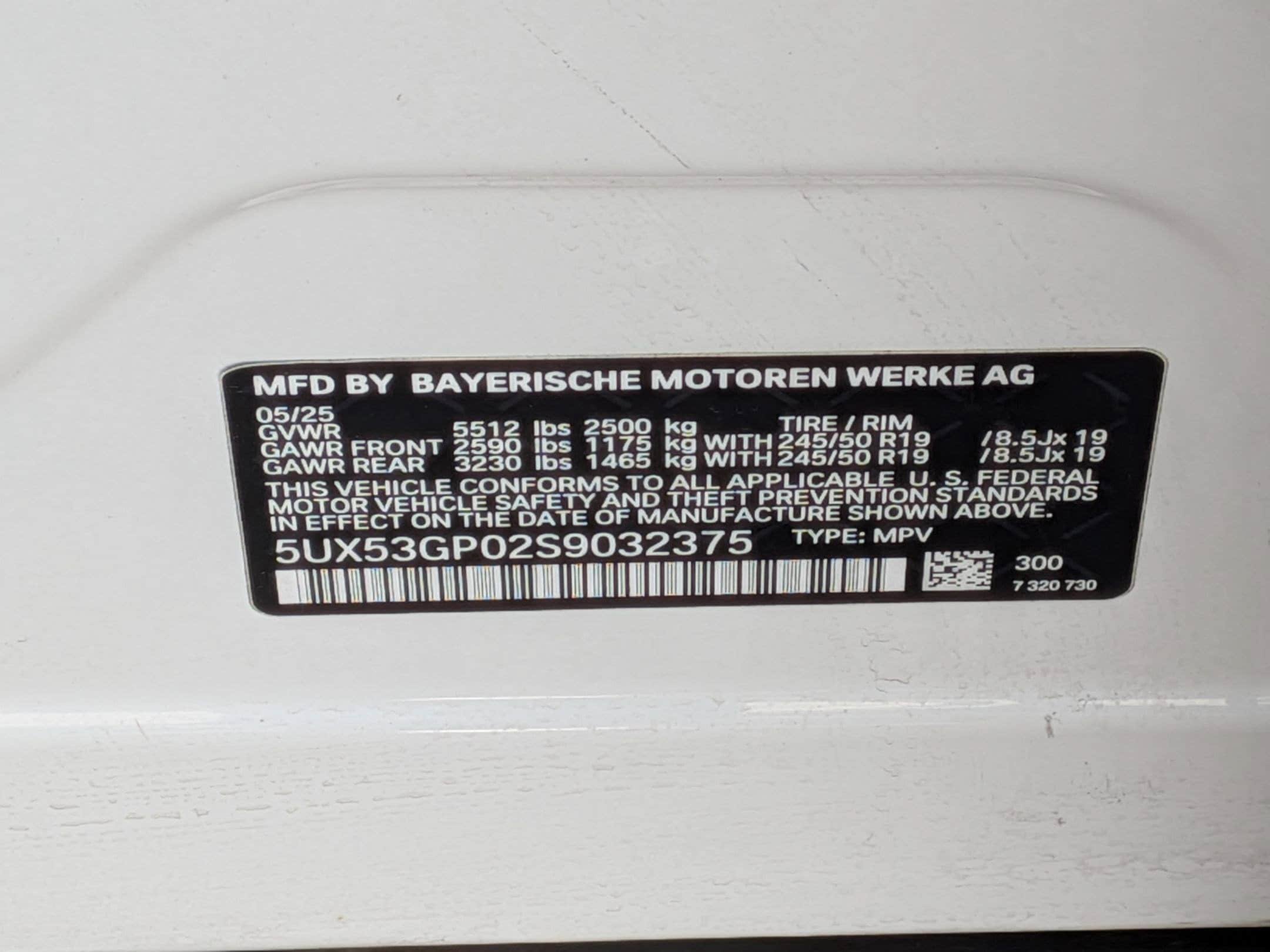 Used 2025 BMW X3 xDrive30i w/ Convenience Package AWD/4WD image 37