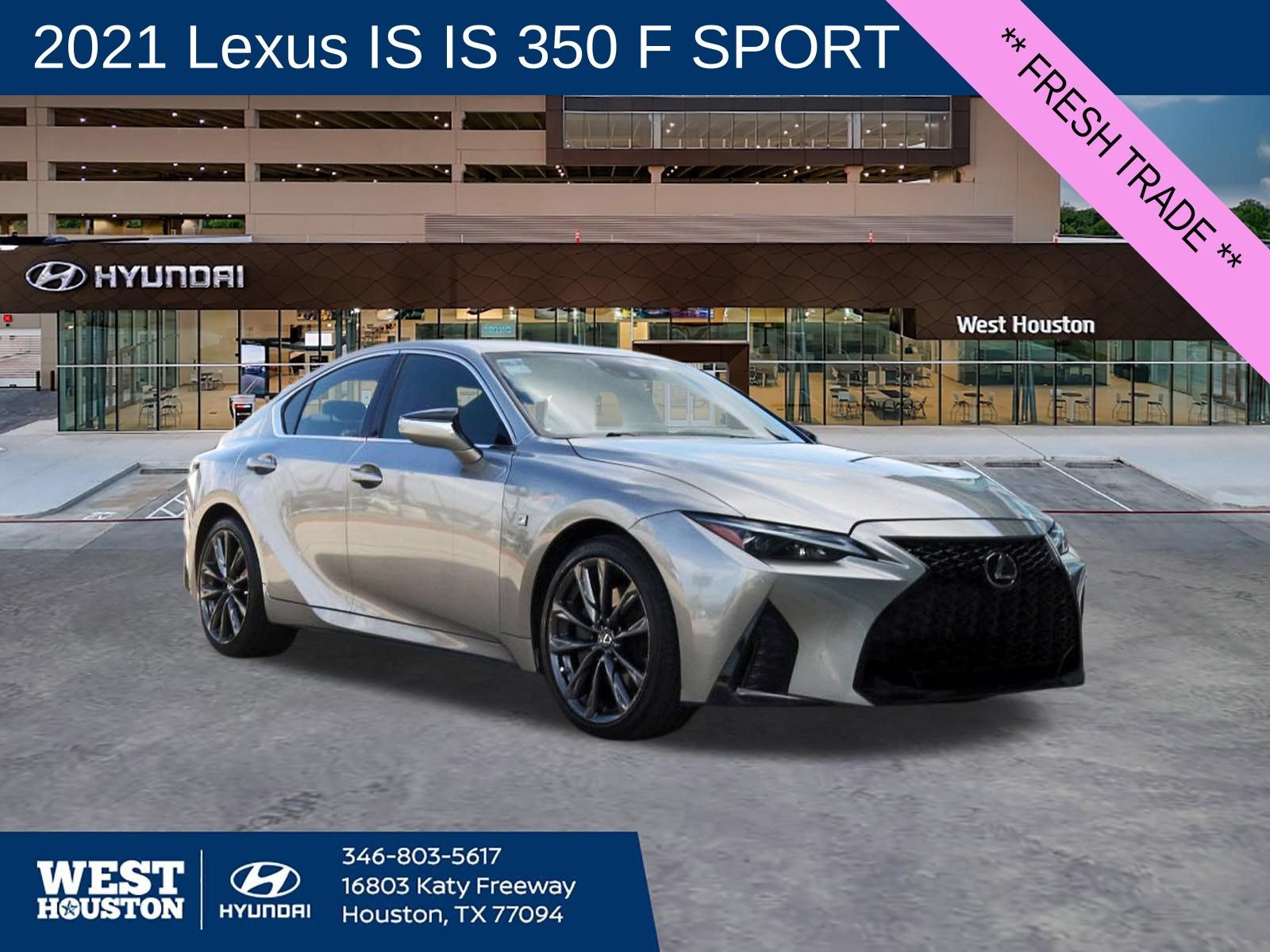 Used 2021 Lexus IS 350 F Sport w/ Accessory Package AWD/4WD image 1