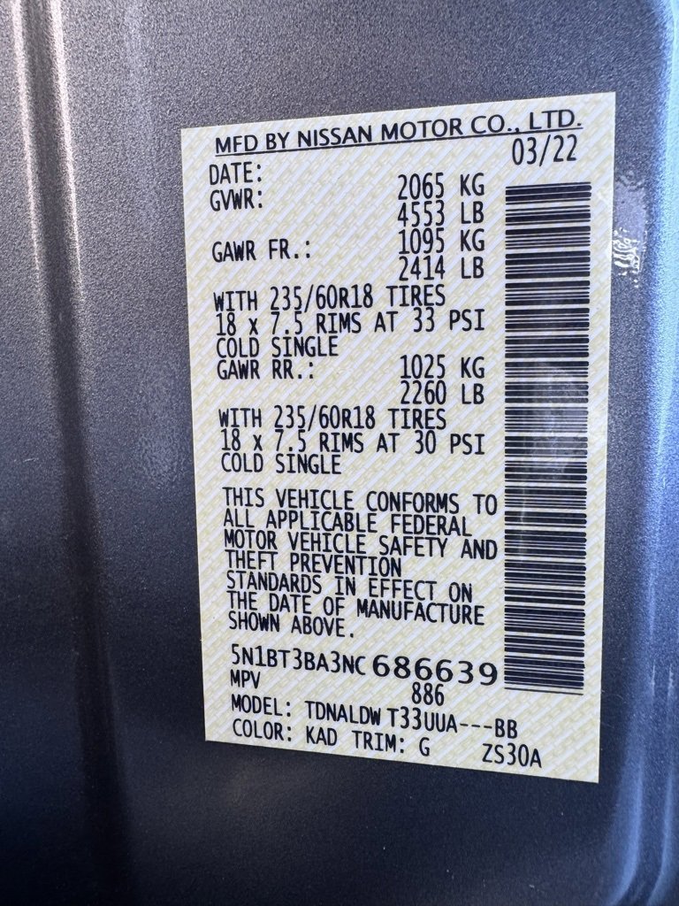 Used 2022 Nissan Rogue SV image 41