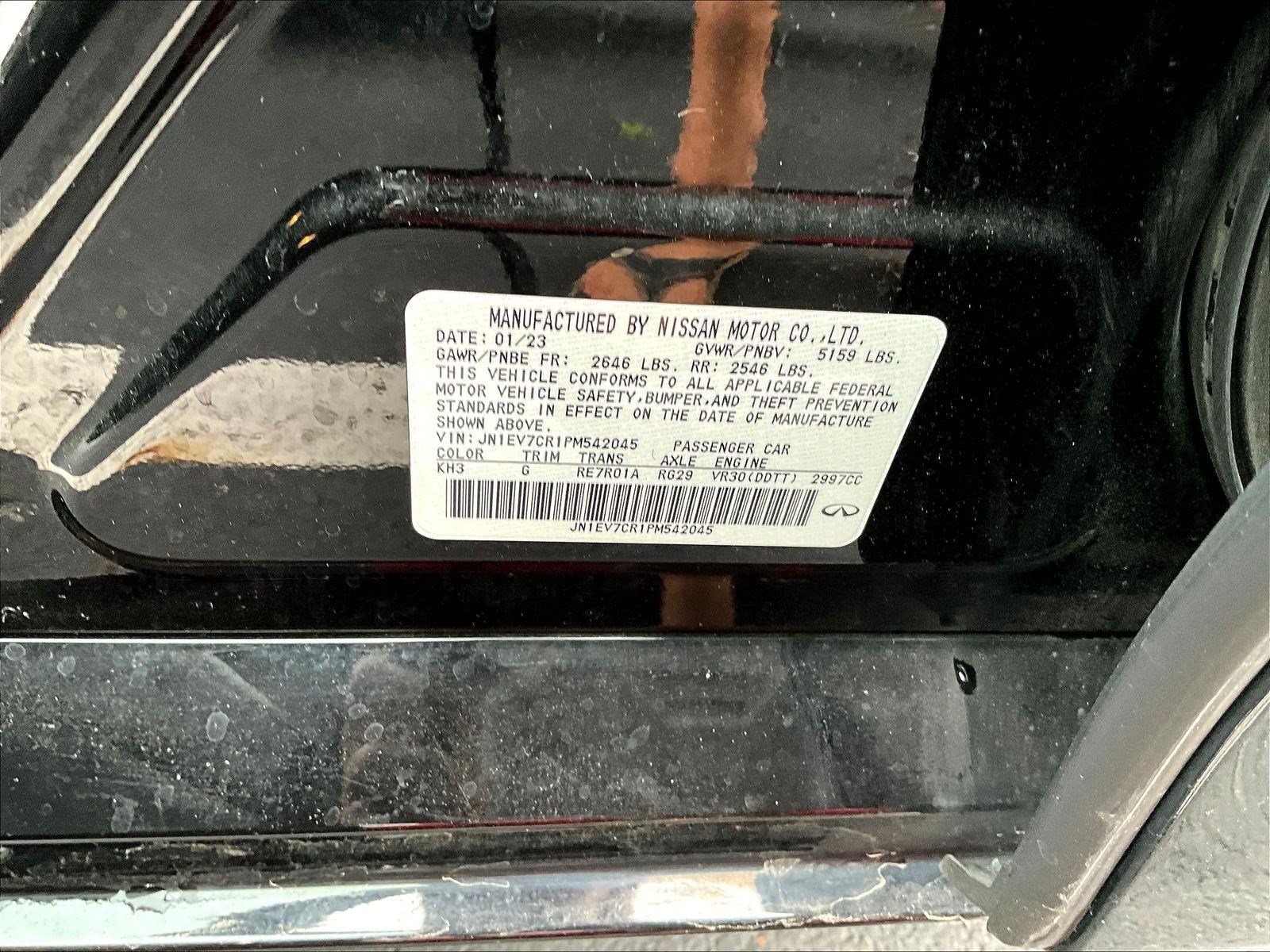 Used 2023 INFINITI Q50 Sensory AWD/4WD image 4
