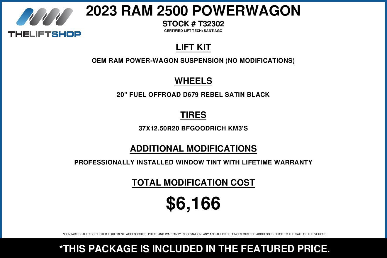 Used 2023 RAM 2500 Power Wagon w/ Level 2 Equipment Group image 2