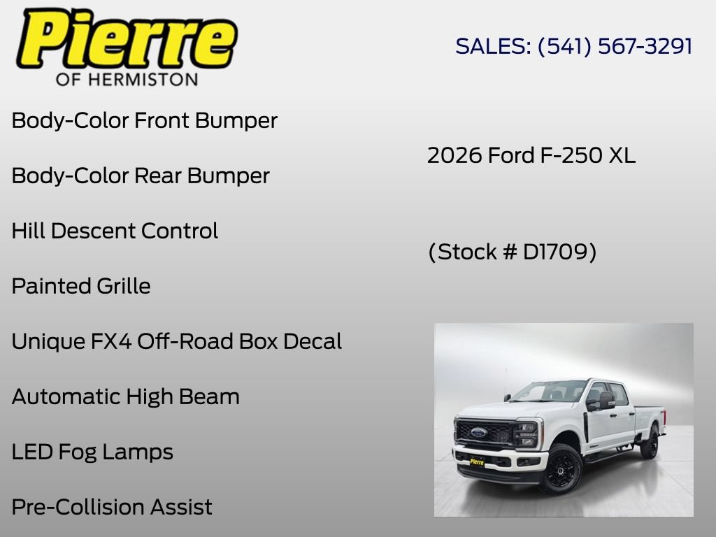 New 2026 Ford F250 XL w/ STX Appearance Package AWD/4WD image 18