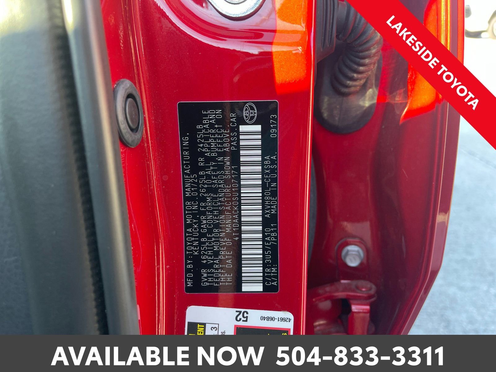 Certified 2025 Toyota Camry SE image 38