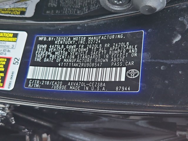 Used 2024 Toyota Camry SE w/ Convenience Package FWD image 24