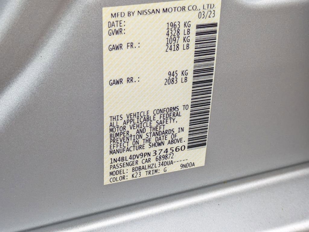 Certified 2023 Nissan Altima 2.5 SV image 29