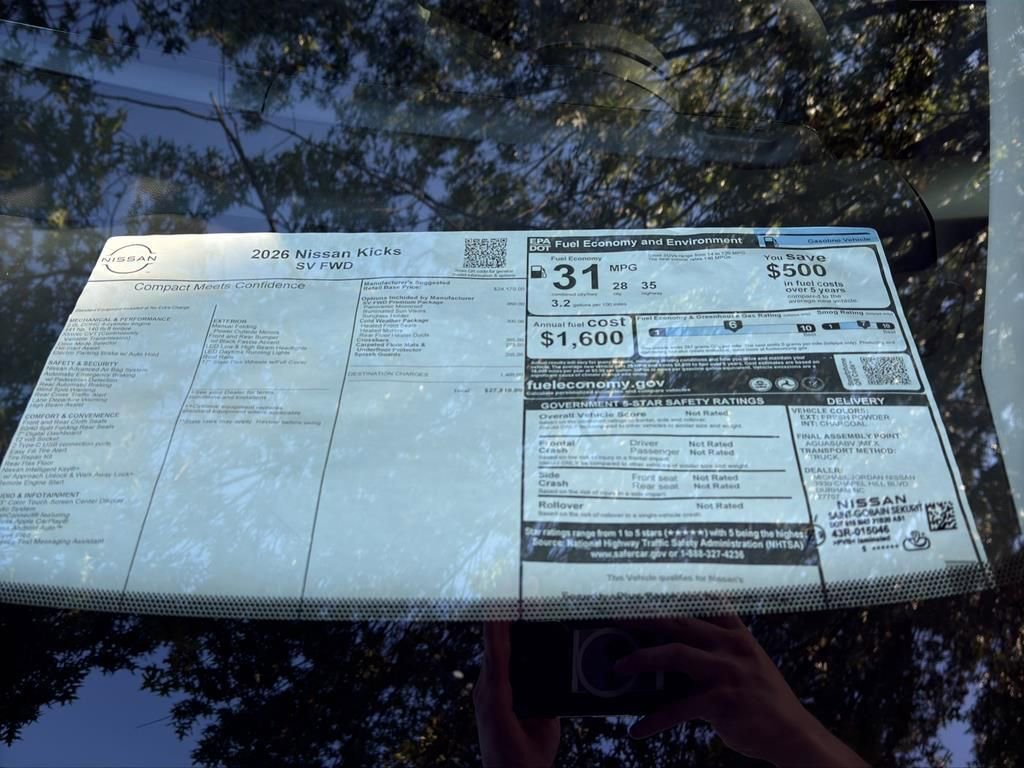 New 2026 Nissan Kicks SV w/ SV Premium Package image 12