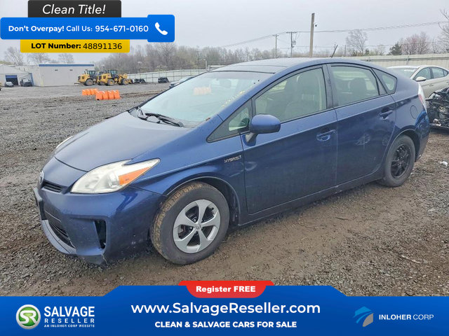 Used 2012 Toyota Prius Four w/ Deluxe Solar Roof Pkg FWD image 1