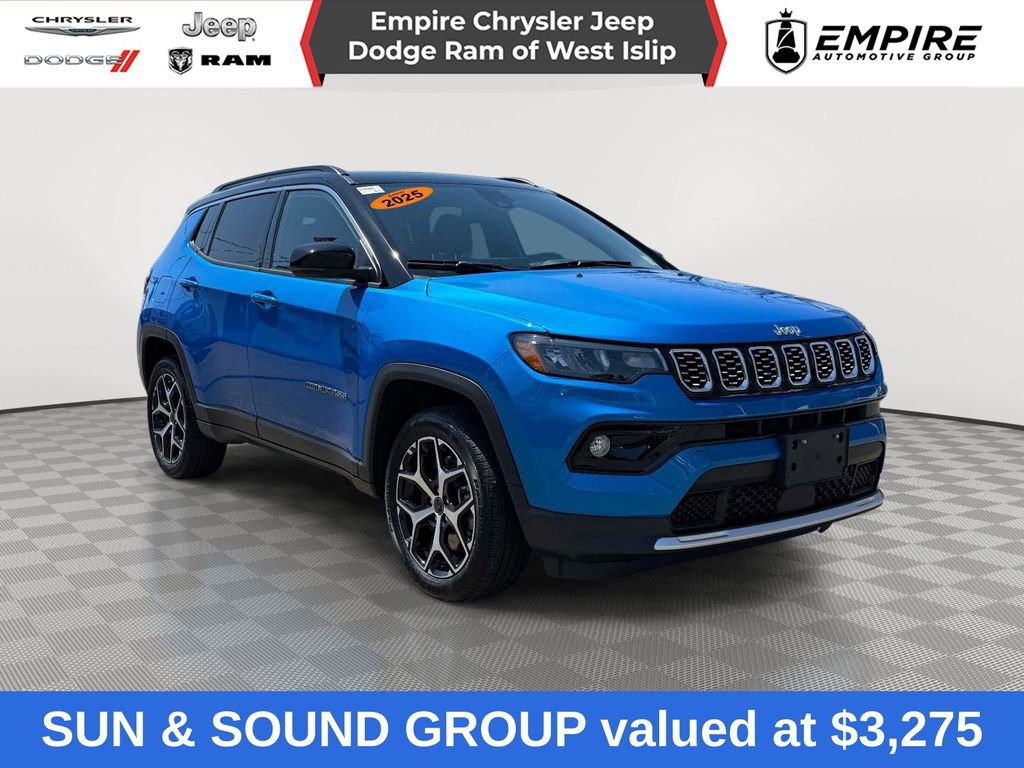Used 2025 Jeep Compass Limited w/ Sun & Sound Group