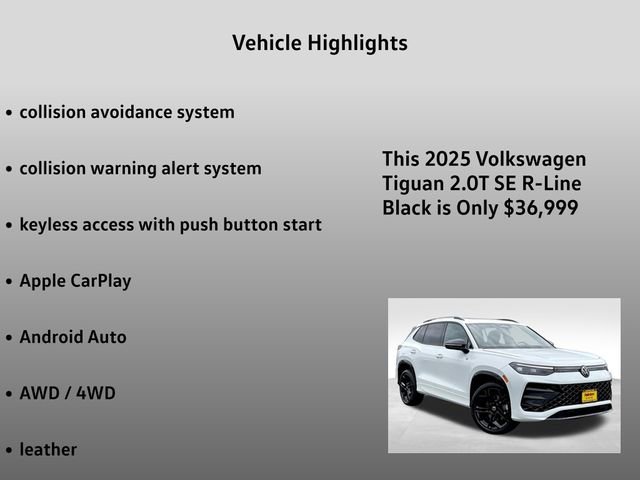 New 2025 Volkswagen Tiguan SE R-Line image 10