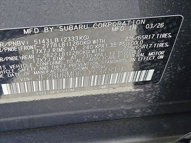 New 2026 Subaru Outback Wilderness w/ Wilderness Plus Package AWD/4WD image 18