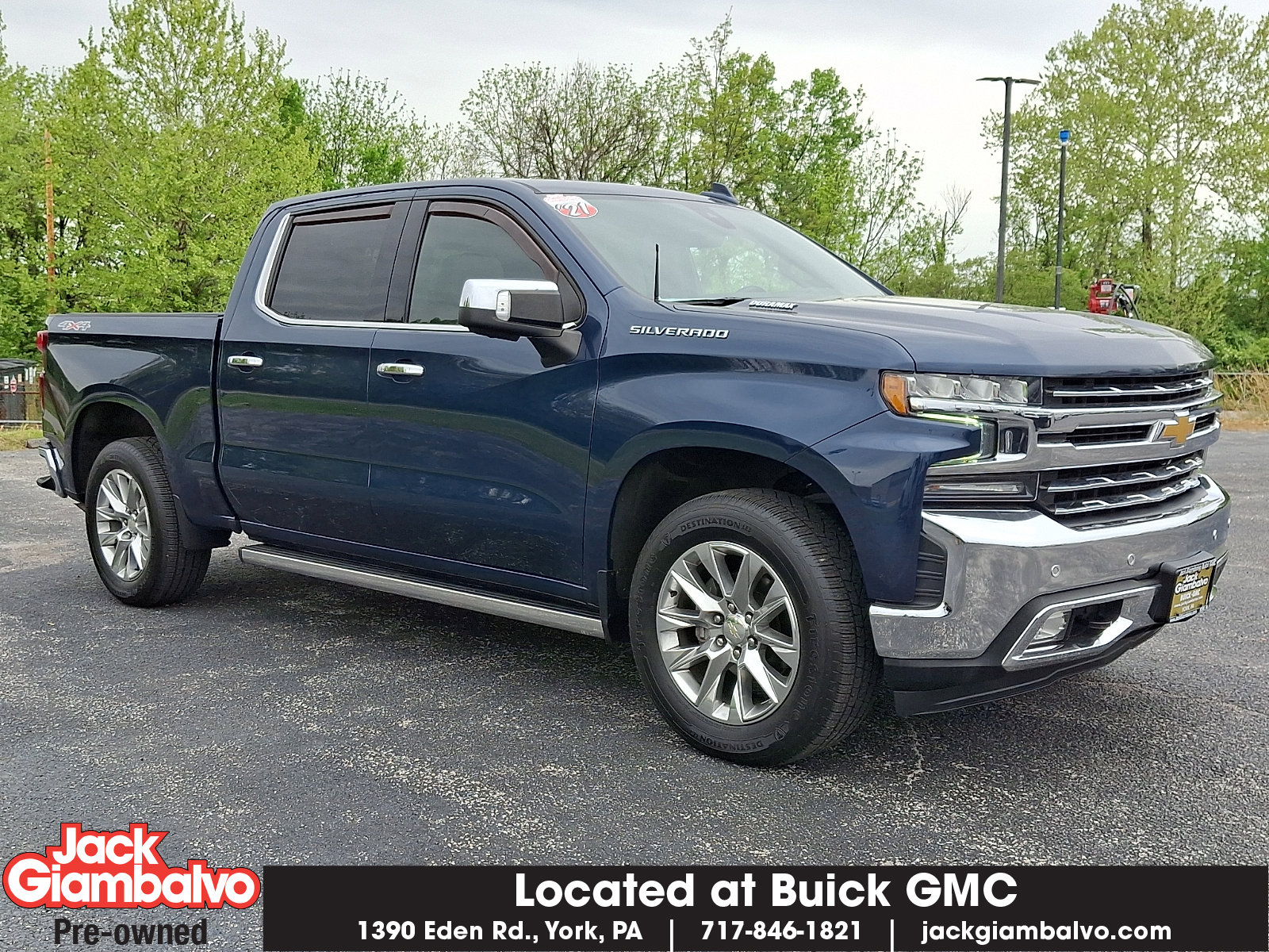 Used 2021 Chevrolet Silverado 1500 LTZ w/ Technology Package AWD/4WD image 1
