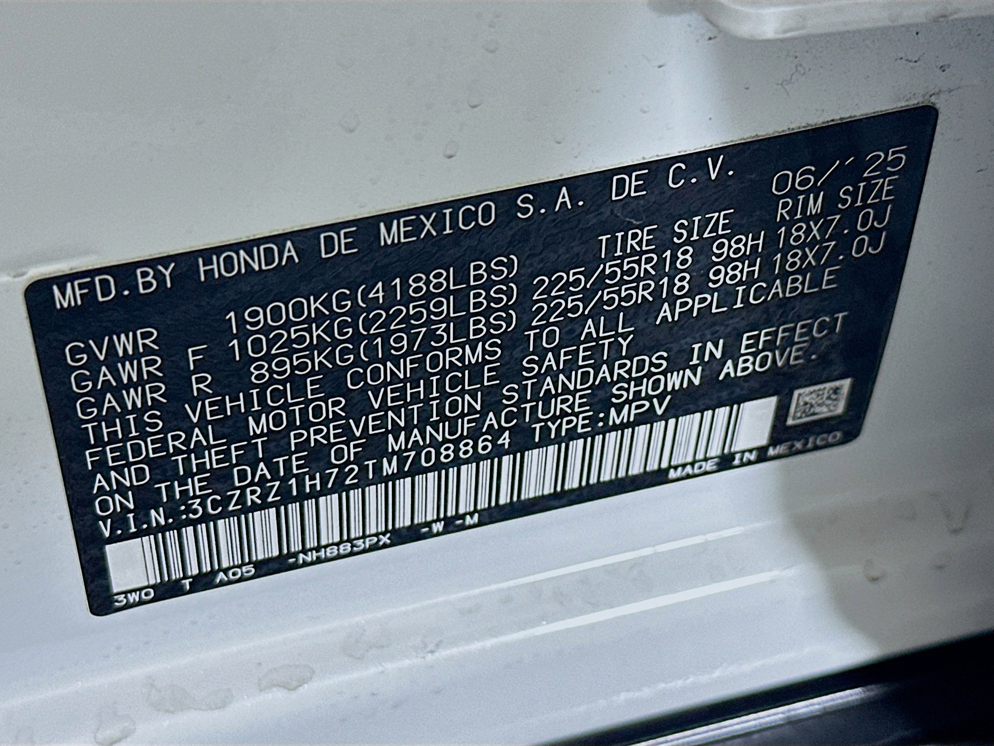 Used 2026 Honda HR-V EX-L image 12